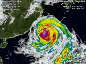 Typhoon Soudelor Aug 8